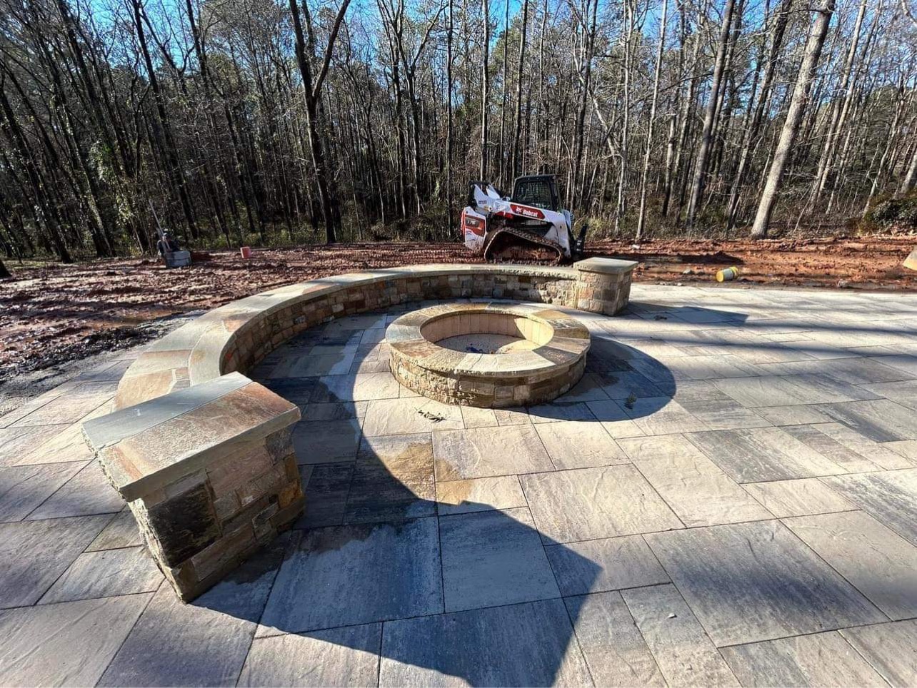 Flagstone walkway